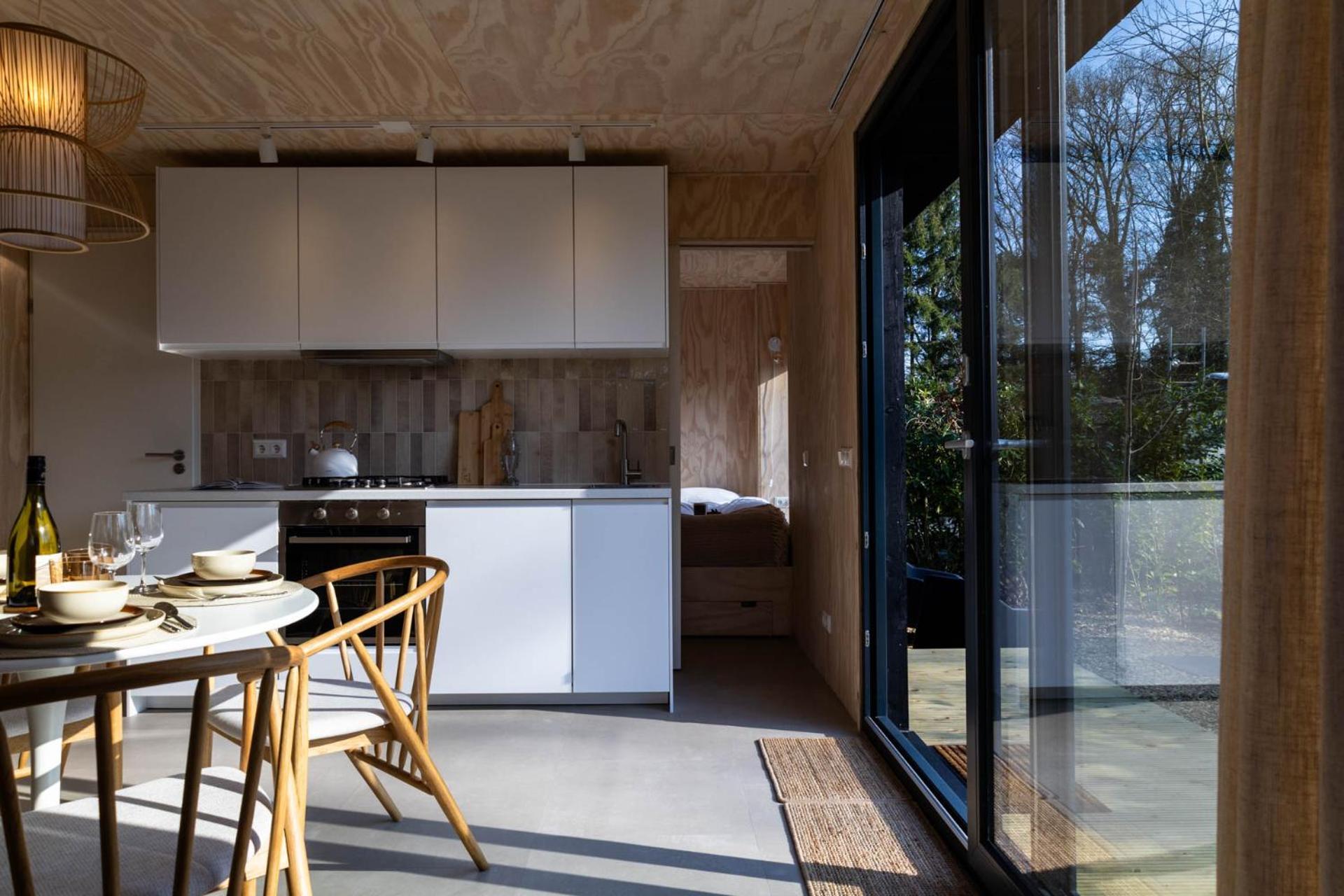 Knus Gezinsverblijf In Cosi Tiny House Op De Veluwe Epe Eksteriør billede